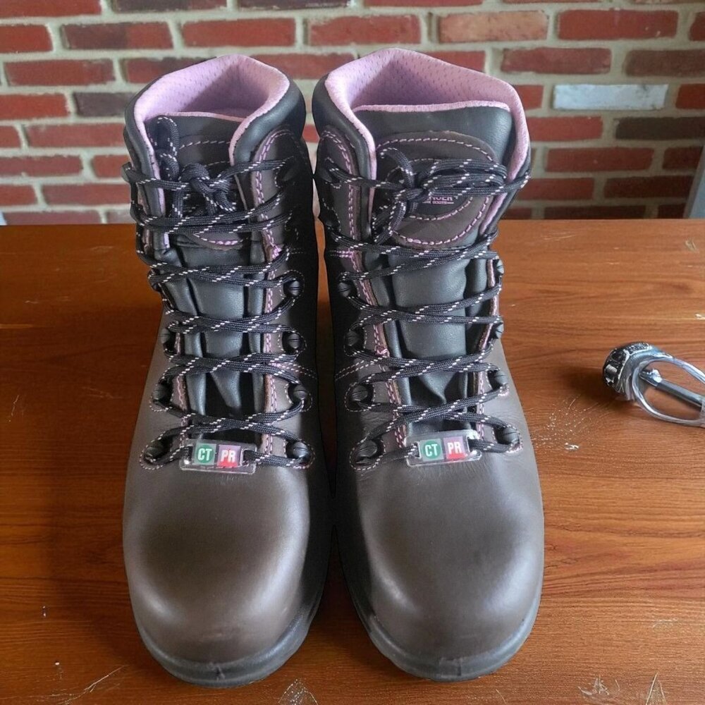 Avenger Framer A7123 Brown/Lilac Work & Safety Boots Women's SZ 9.5M‎